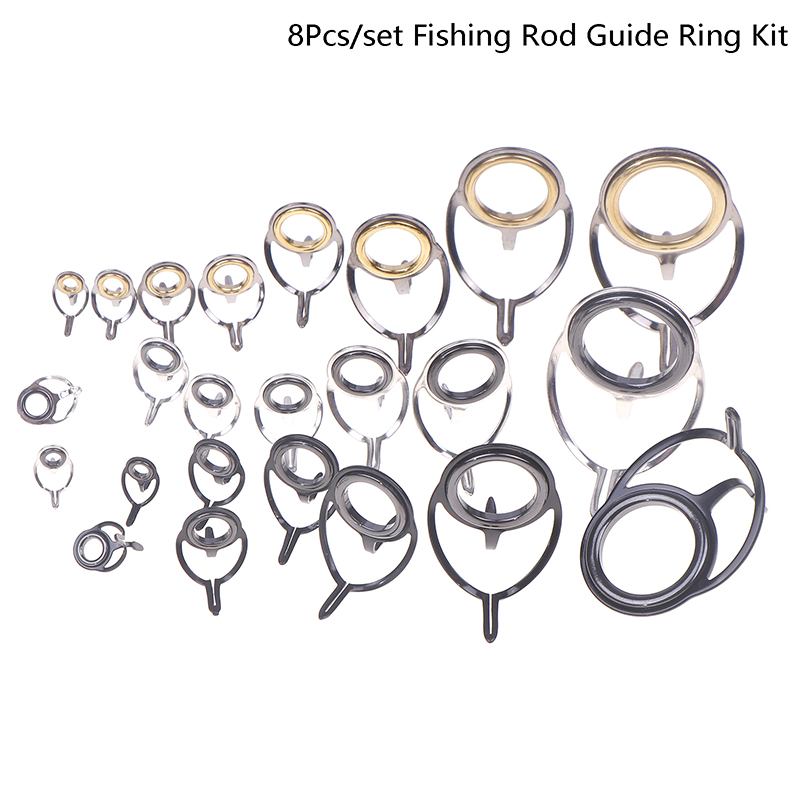 8 Uds aparejos de pesca Kit de - Fishing Rod Tip Replacement reseña y precio