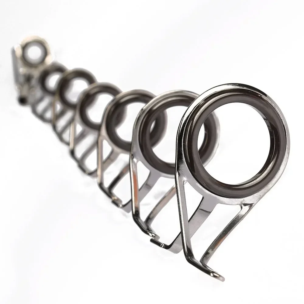 7 unids/set aparejos de pesca  - Fishing Rod Guide Replacement reseña y precio