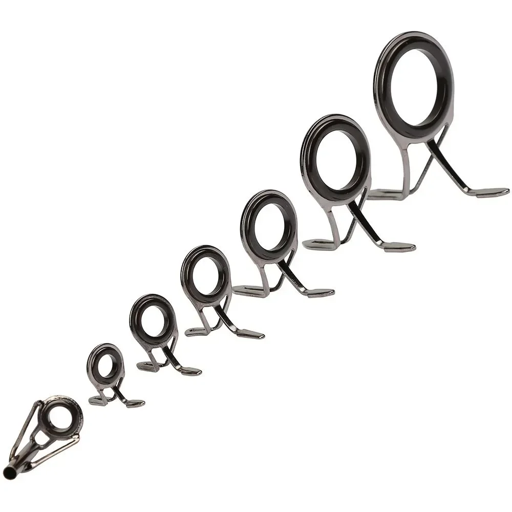 7 unids/set aparejos de pesca  - Fishing Rod Guide Replacement reseña y precio