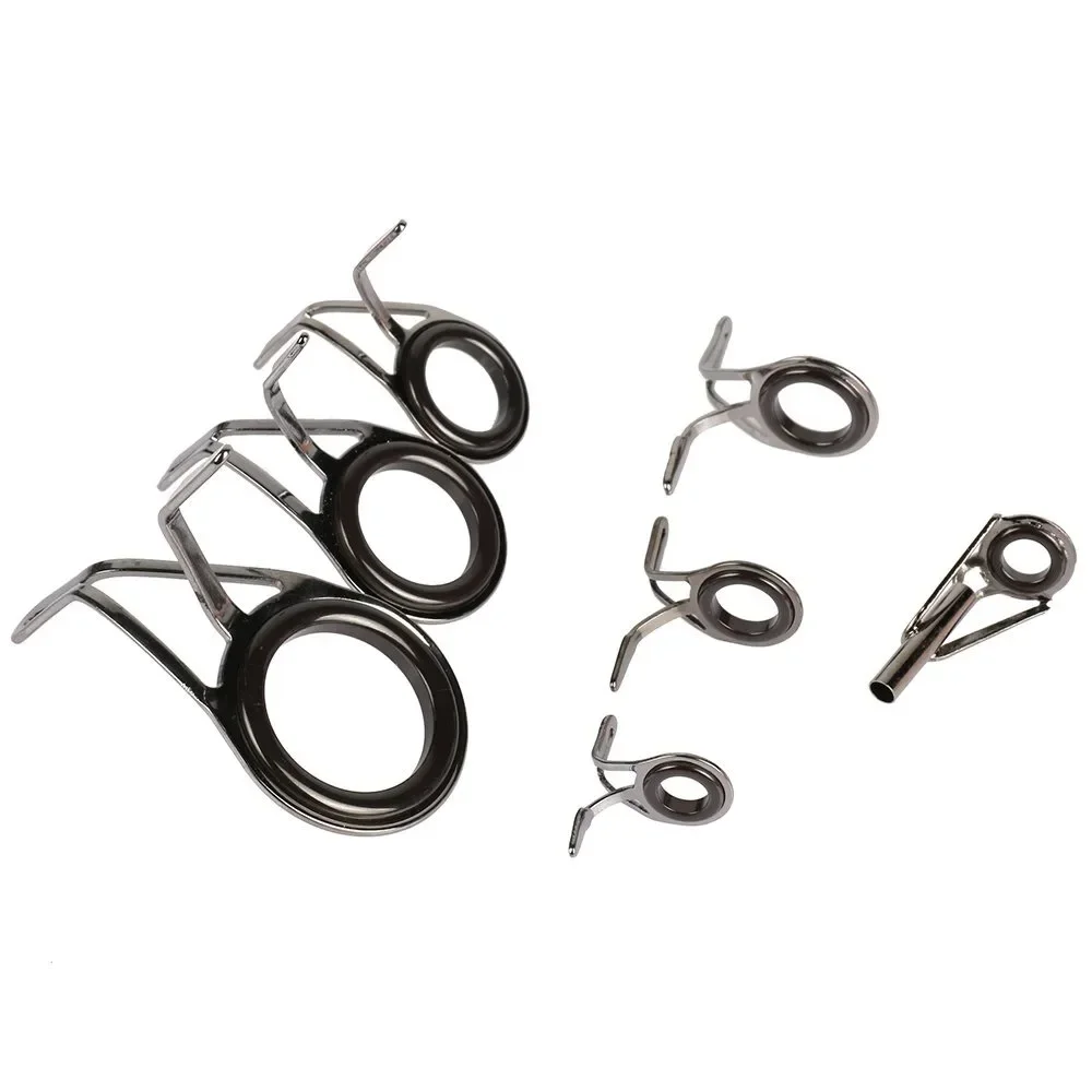7 unids/set aparejos de pesca  - Fishing Rod Guide Replacement reseña y precio