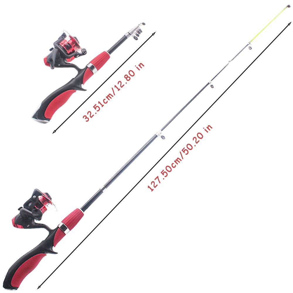 Juego de cañas de pescar para  - Fishing Rod Ice reseña y precio