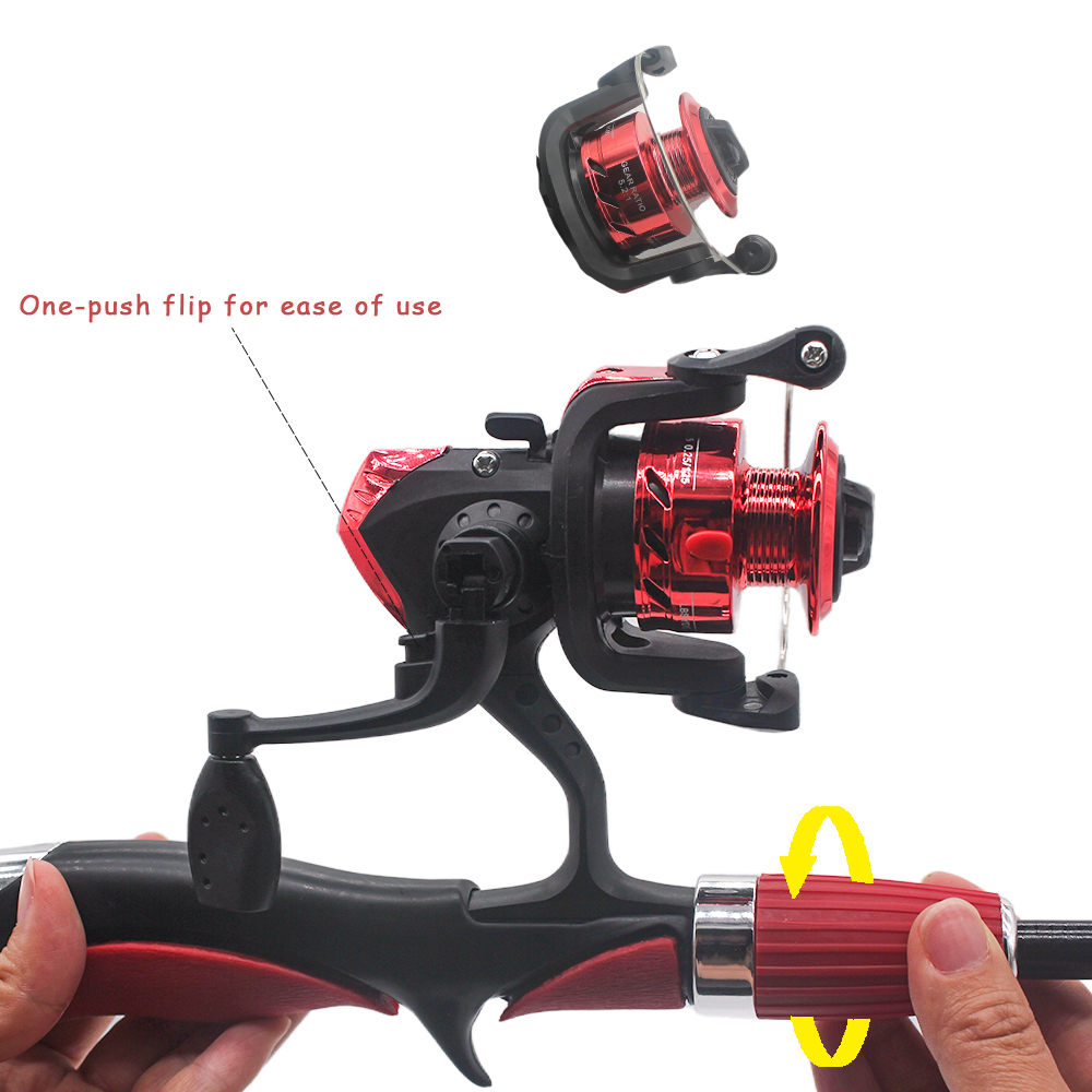 Juego de cañas de pescar para  - Fishing Rod Ice reseña y precio