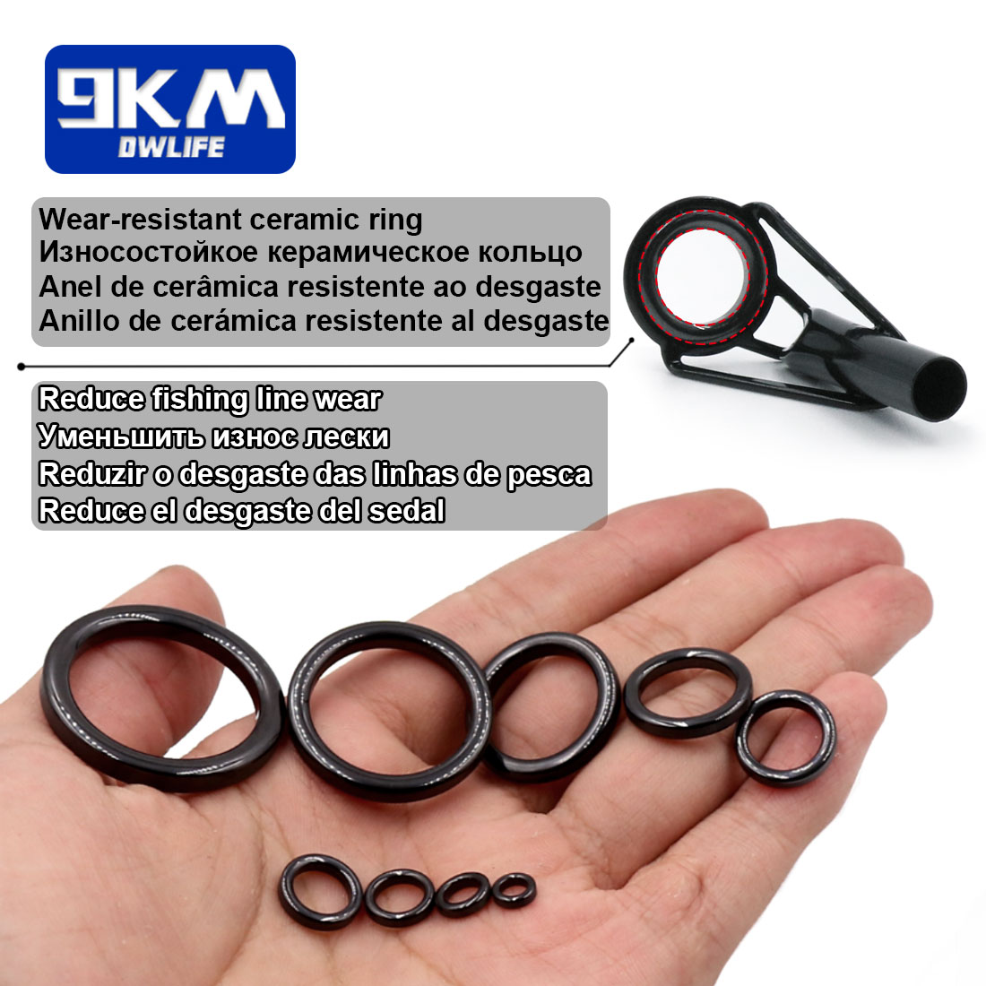 Kit de reparación de guías de  - Fishing Rod Tip Replacement reseña y precio